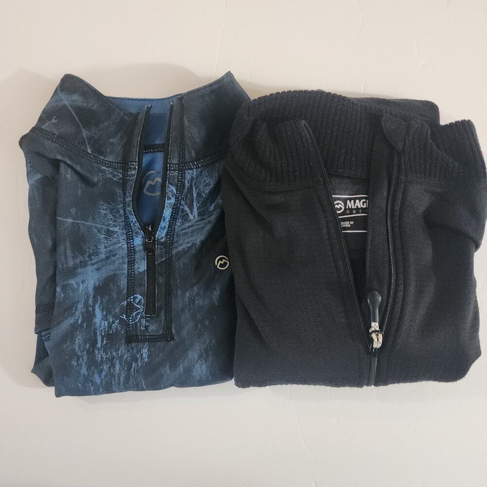 Magellan Outdoors Women's 1/4 zip 2 Shirt Bundle Size Large